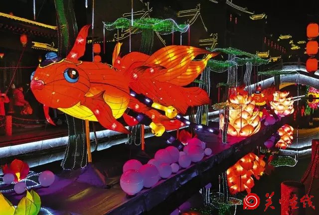 特色灯展点亮大美渭南