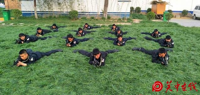 蒲城巡特警掀起春季练兵高潮