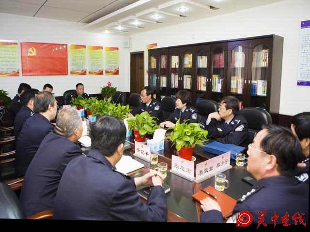 渭南市副市长、公安局长杨建琦深入白水县局调研指导公安工作