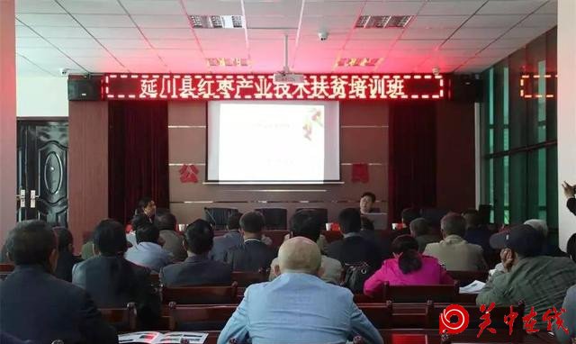 延川红枣办：让红枣培训技术助力精准脱贫