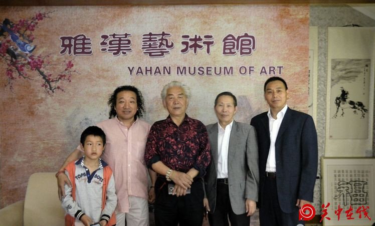 著名书法家孙引朝做客雅汉艺术馆