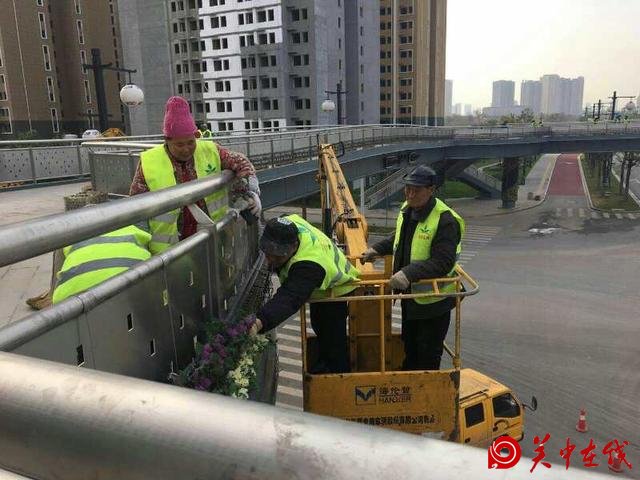 【关中在线】渭南园林探索立体绿化新模式