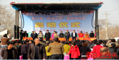 蒲城椿林派出所为第23届“科技之春”活动保驾护