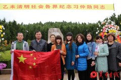 渭南市小寨小学党员清明祭英烈活动