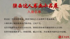 陕西书画达人小品展入展名单