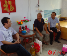 大荔县副县长杨勇赴下寨镇慰问特困优抚对象