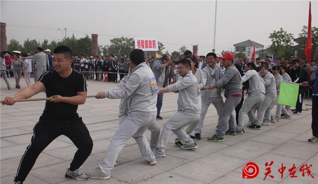蒲城县第四届干部职工运动会在卤阳湖开幕（高清组图）