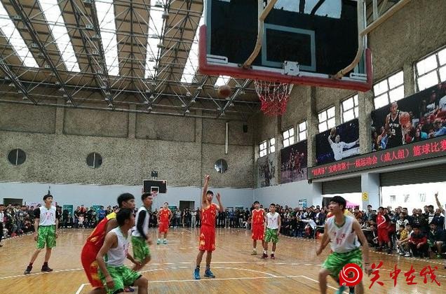 宝鸡第十一届运动会篮球赛闭幕 西凤集团代表队夺冠