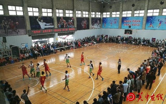 宝鸡第十一届运动会篮球赛闭幕 西凤集团代表队夺冠
