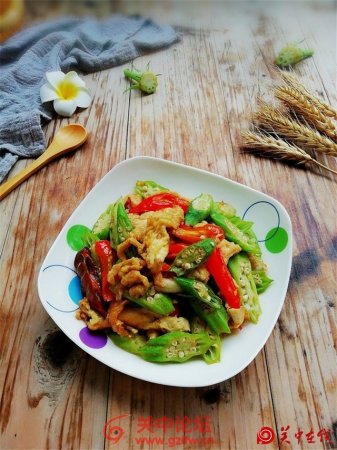 【关中在线】美食分享秋葵炒蛋