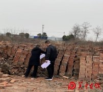 周至法院查封70万块涉案砖头