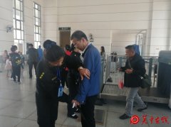 甘泉北站派出所做好“五一”节日期间治安管控工作