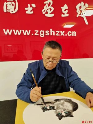 渭南书画名家于福东先生做客关中在线